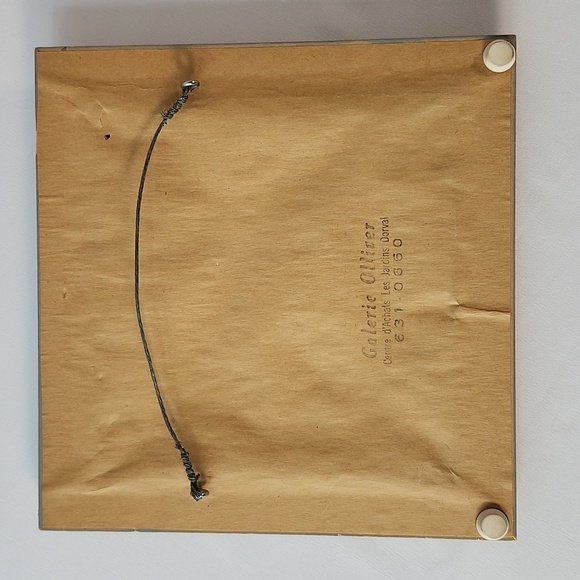 Vintage framed Embroidery Tapestry French Courtship Scene Galente Style France - Picture 9 of 16